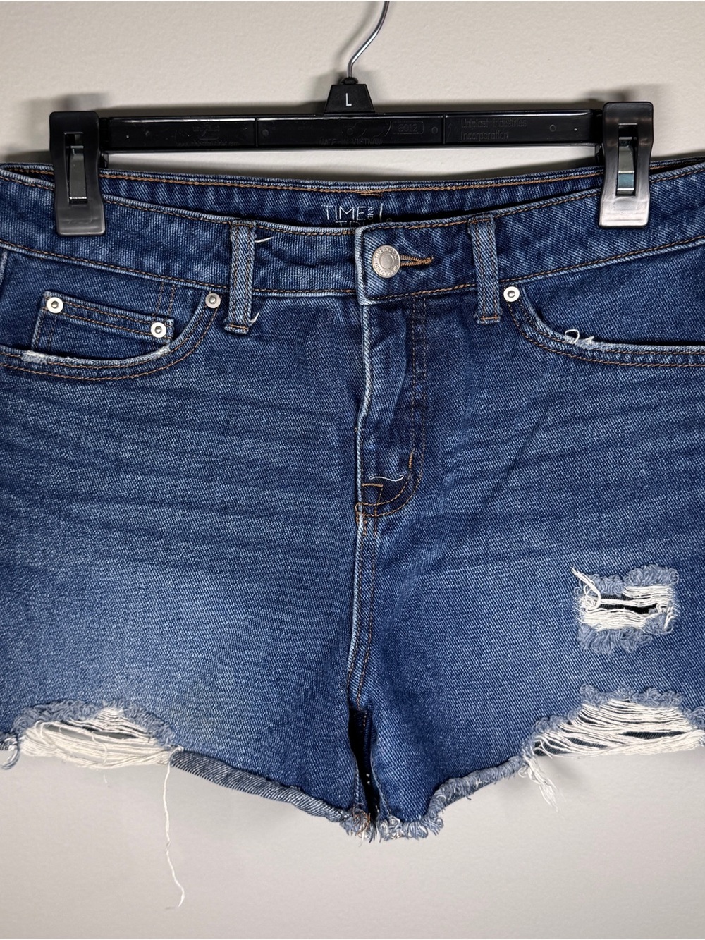 Time and Tru Dark Blue High-Rise Denim Jeans
